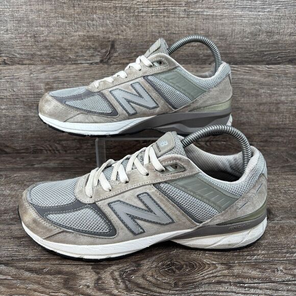 New Balance 990v5 Shoes Men\'s 7 Gray Suede Mesh Running Athletic Sneakers main image 5